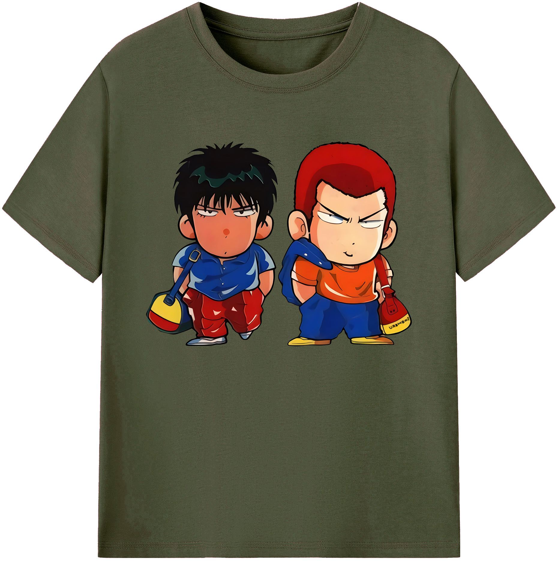 （画像用） SLAM DUNK／スラムダンク 綿100％ メンズ半袖Tシャツ｜肌触りやわらか＆通気性
